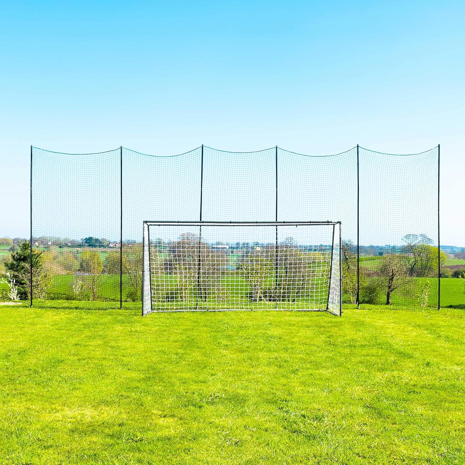 Stop That Ball™ Backstop Net Systems | Multi-Sport Ball Stop Net & Posts | Pop-Up, Freestanding & Socketed Options [7 Sizes]