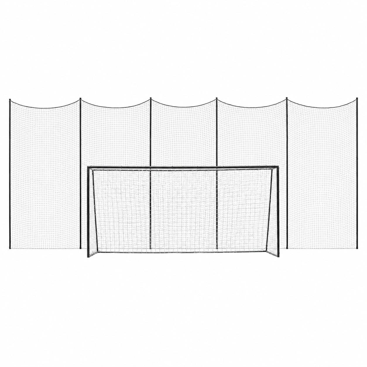 Stop That Ball™ Backstop Net Systems | Multi-Sport Ball Stop Net & Posts | Pop-Up, Freestanding & Socketed Options [7 Sizes]